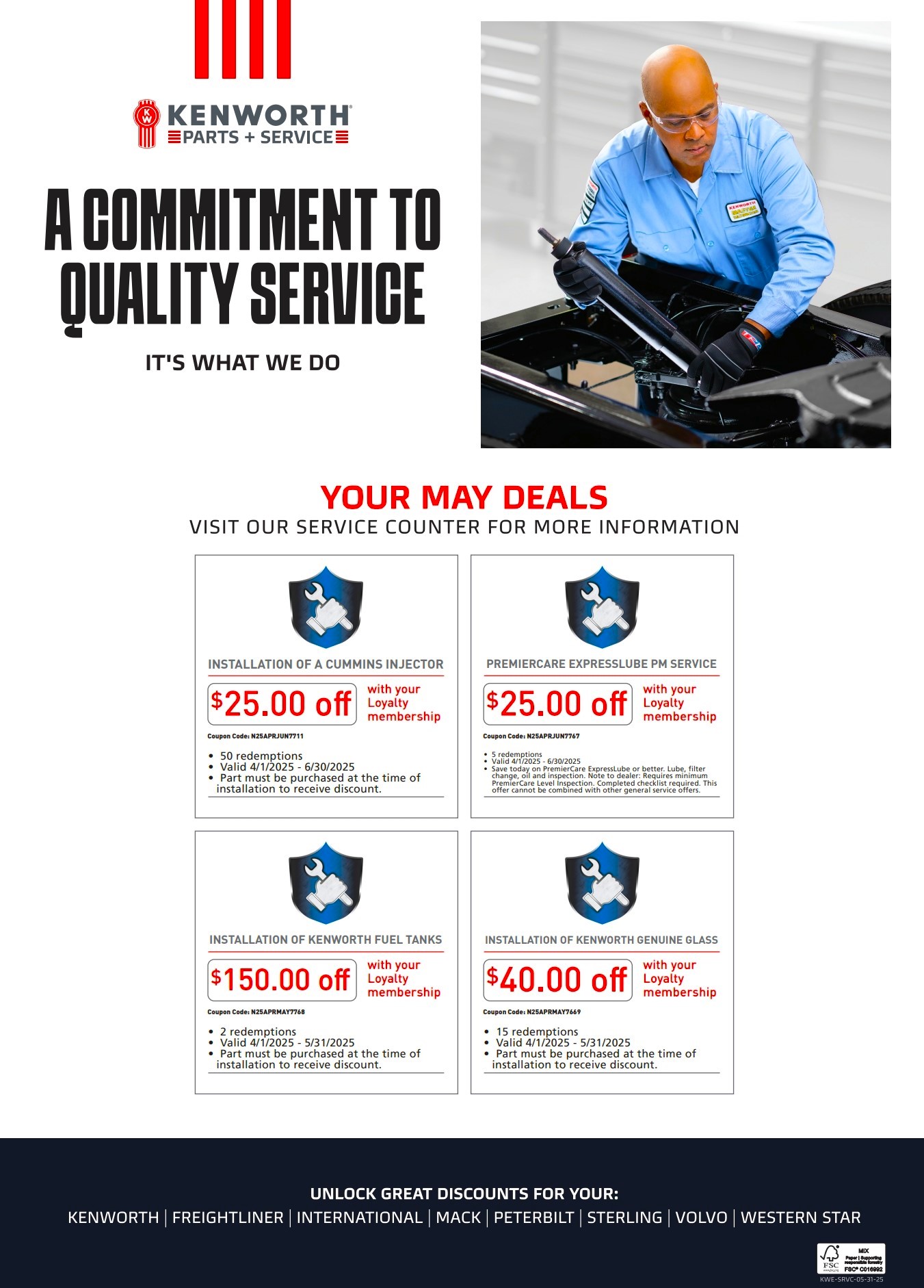 May 2025 Service Poster WKI Kenworth Website