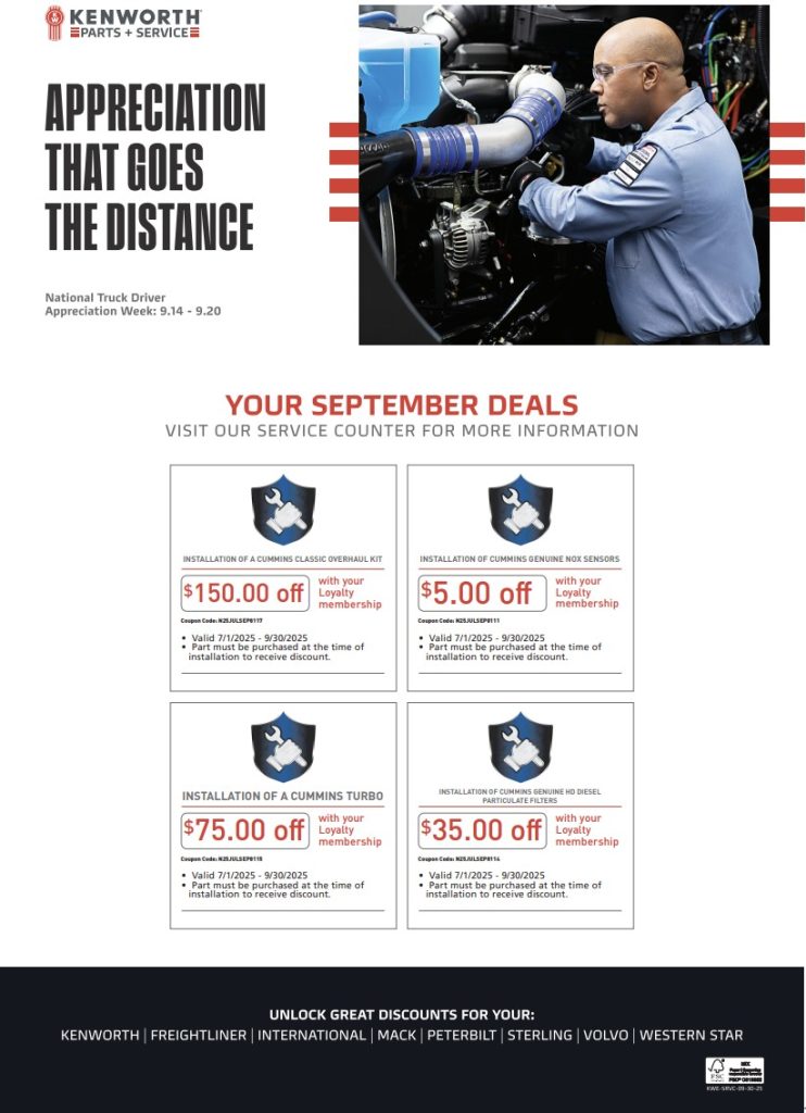 Service Special September