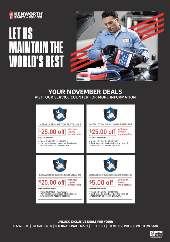 Service November Sales