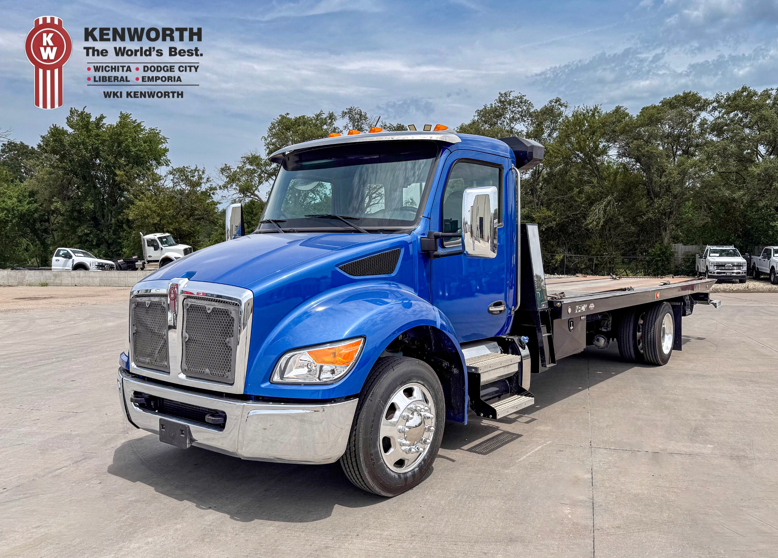 621-5100 2025 Kenworth T280 NRC Flatbed for sale in Wichita Kansas