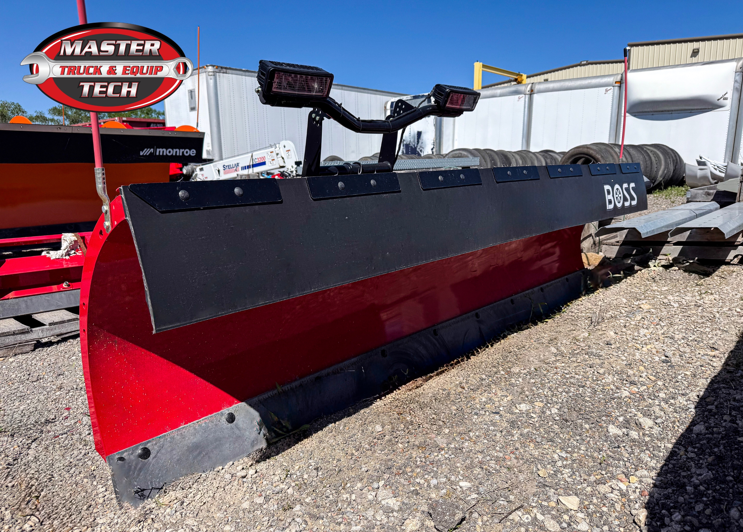 Boss Snowplow 9' Steel Full Trip Plow for Sale | Master Tech Truck & Equipment Boss Snowplow 9' Steel Full Trip Plow for Sale | Master Tech Truck & Equipment - image 1 of 3