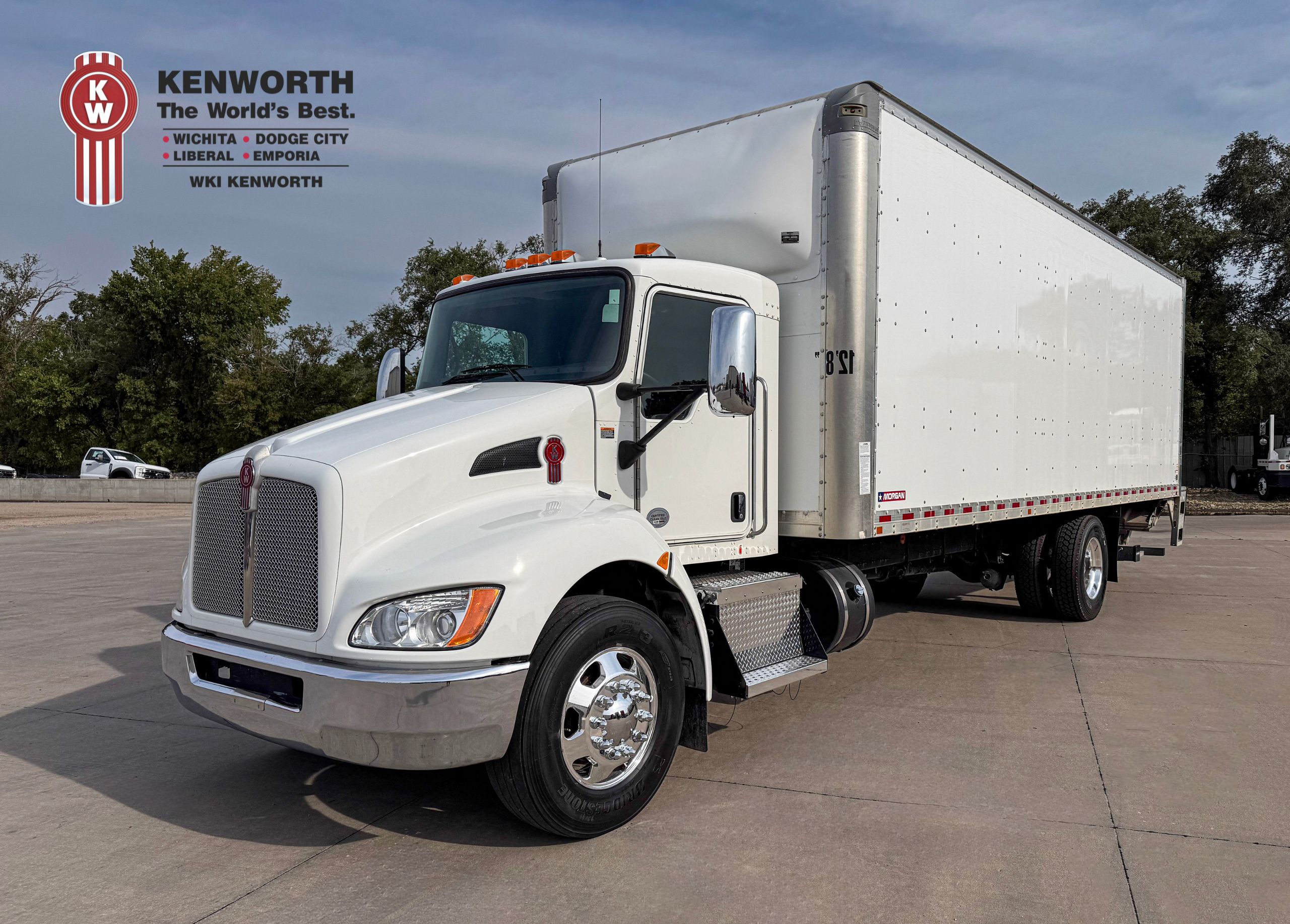 Box Truck (1) 2021 Kenworth T270 Box Truck for sale in Wichita KS